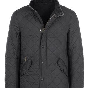 Men's Barbour Powell Black Quilted Jacket XL